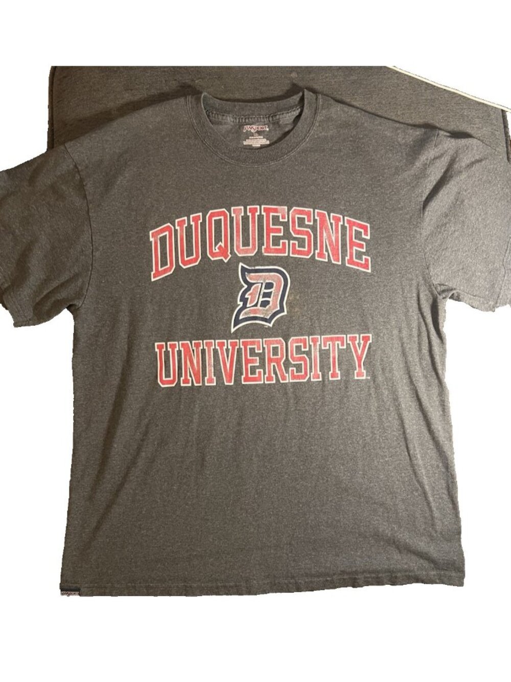 JanSport Duquesne University Shirt Mens XL Charcoal Grey Athletic Dukes NCAA Tee